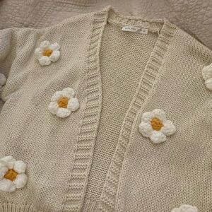 Altar’d State 3d flower cardigan